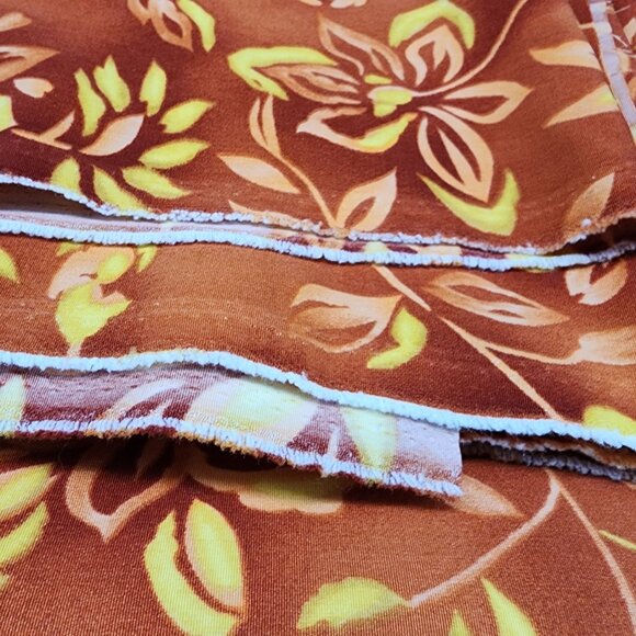 Vintage Floral Fabric By HI-Fashion Fabrics Inc. 44" Wide 3 Yards Non Stretch - Picture 4 of 6